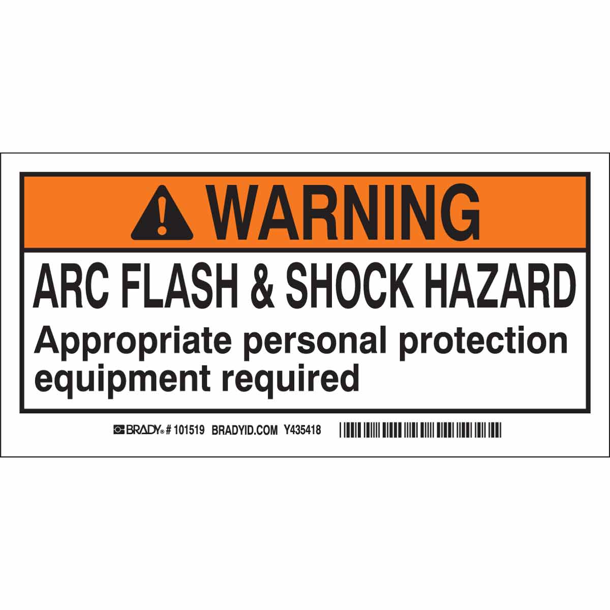 B302 2X4 BLK,ORG/WHT 10/PAC FLASH&SHOCK