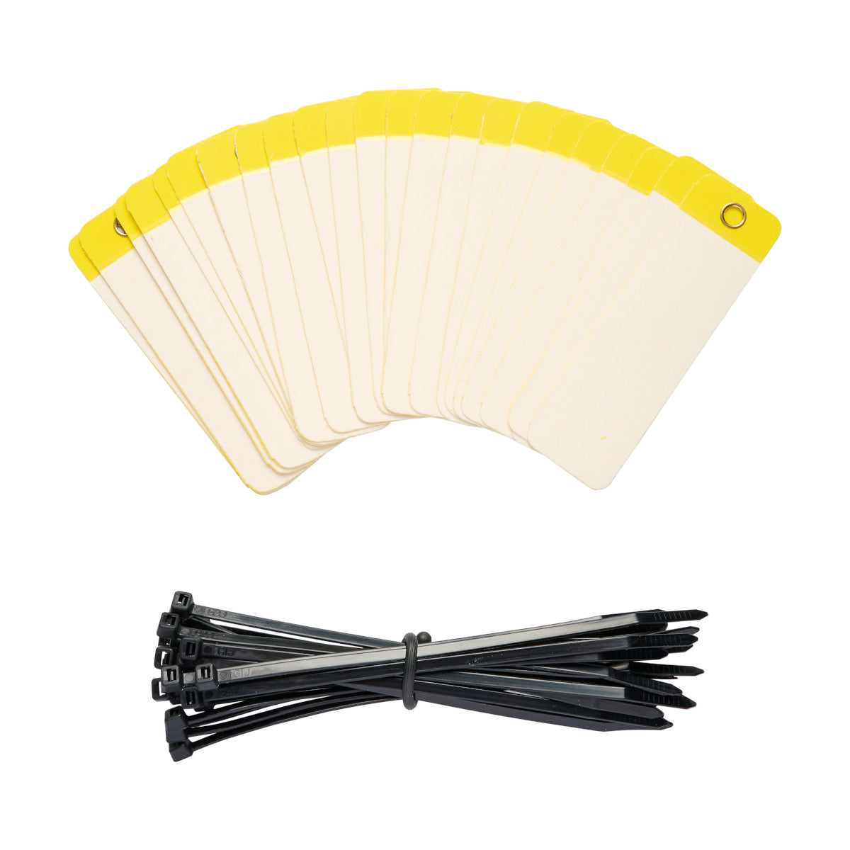 Self Lam Tags 5in H x 1.5in W YL 25/PK