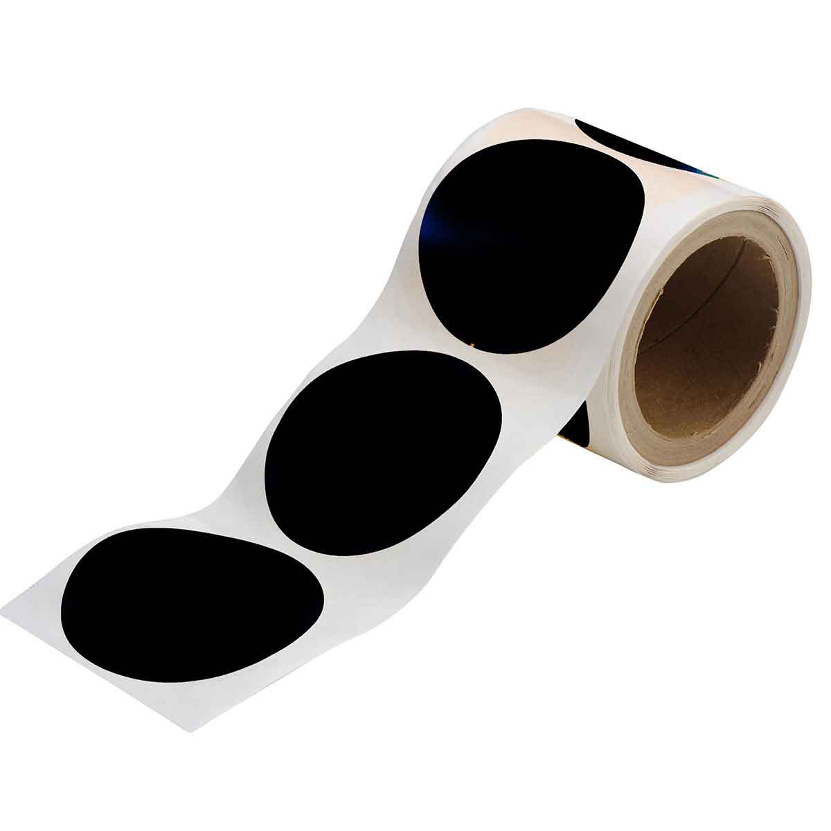 3.5" B514 BLACK FLOOR DOTS 400/RL