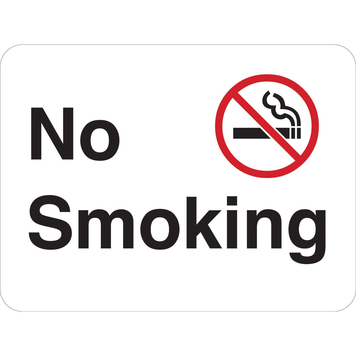 TRFC SIGN NO SMOKING ENG