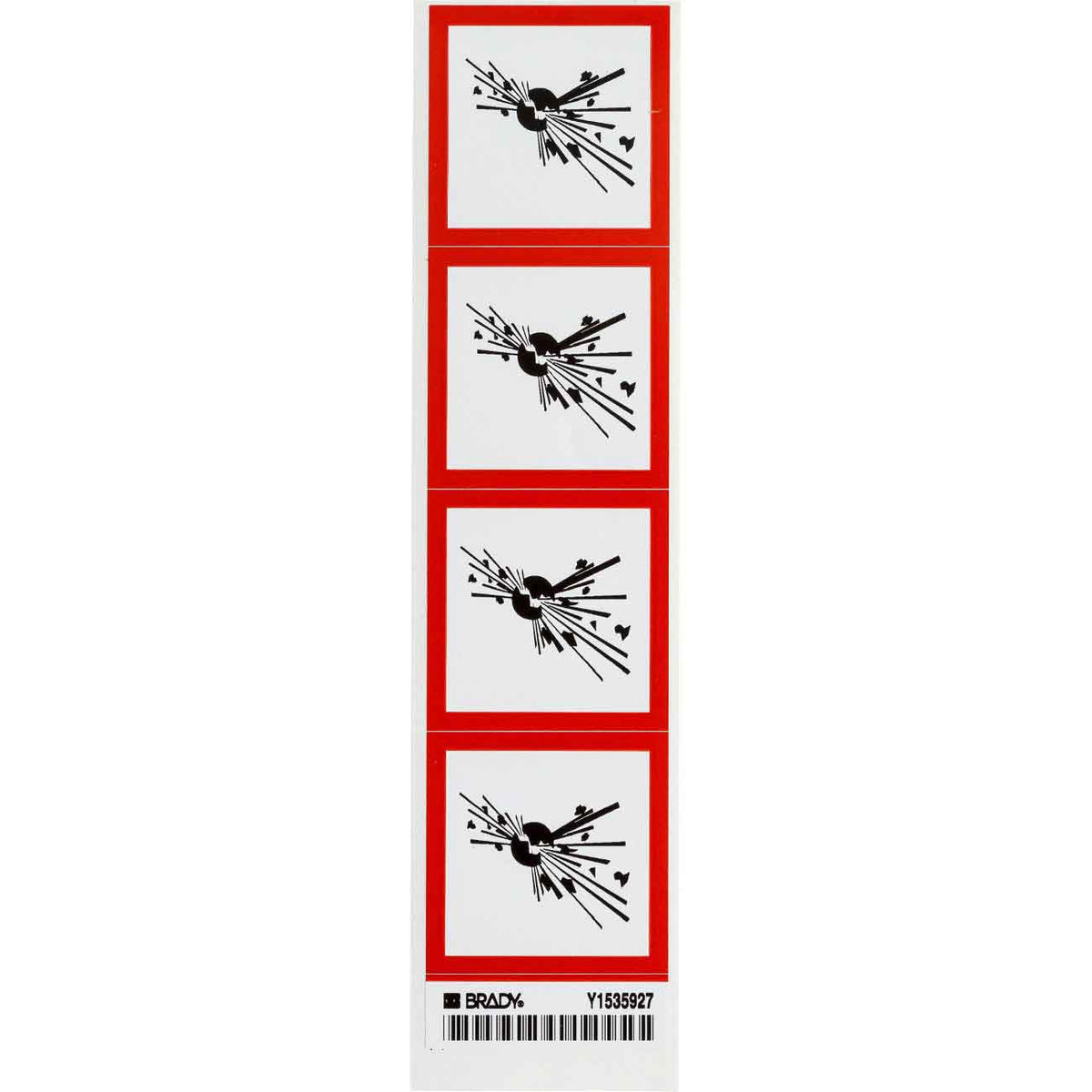 GHS EXPLOSIVE B7569 4/CARD 2"