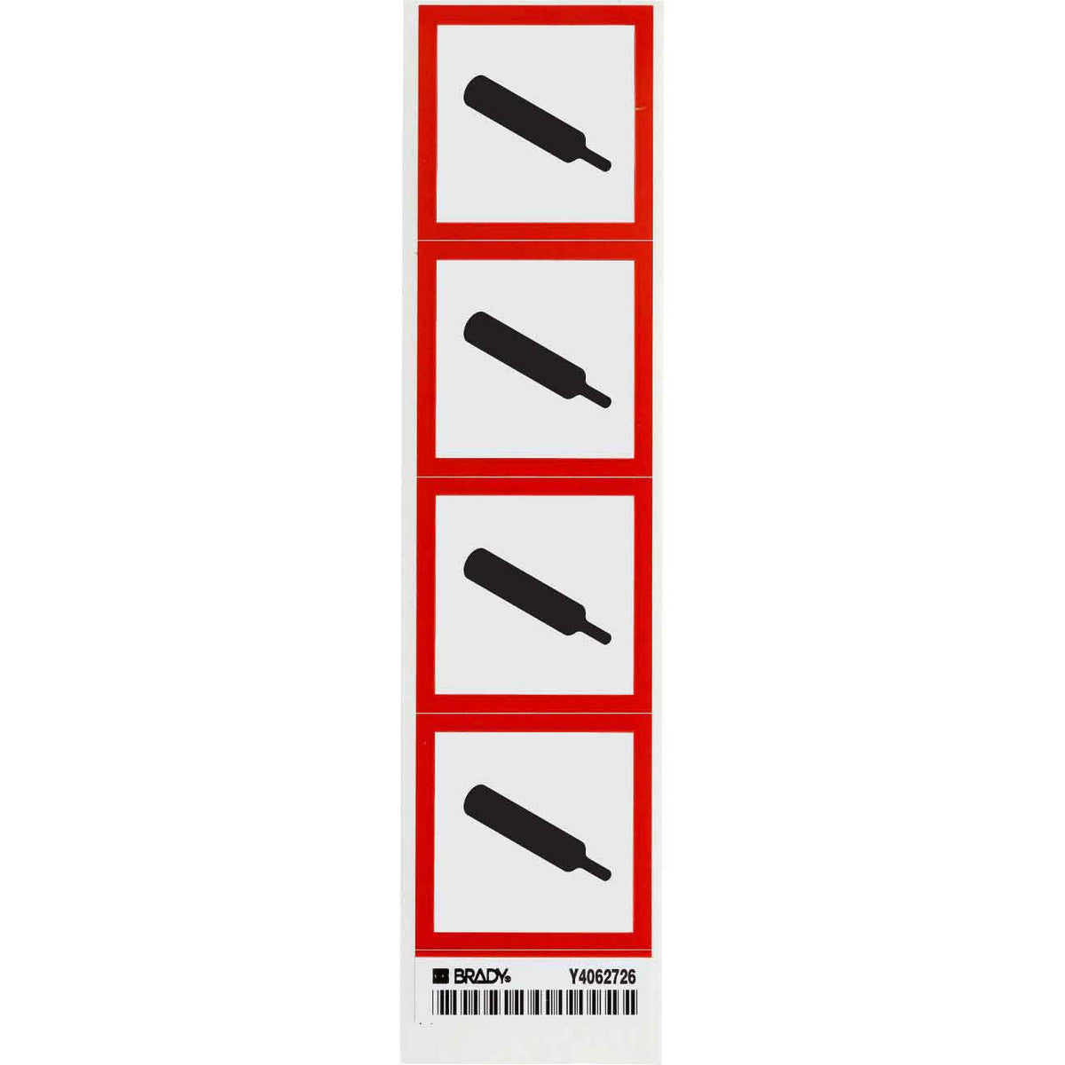 GHS GAS PRESSURE B7569 4/CARD 2"
