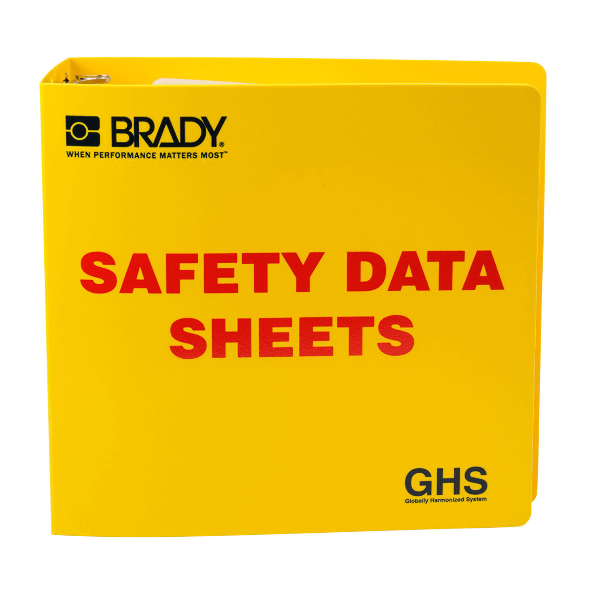 GHS-3"SDS BINDER, ENGLISH