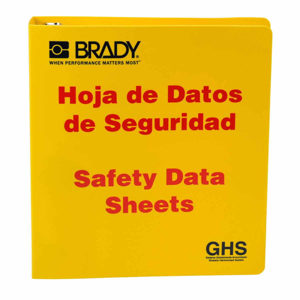 GHS-1.5"SDS BINDER, SPANISH