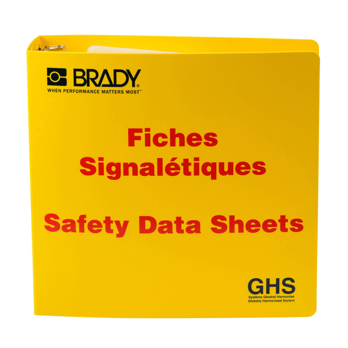 GHS-3" SDS BINDER, FRENCH