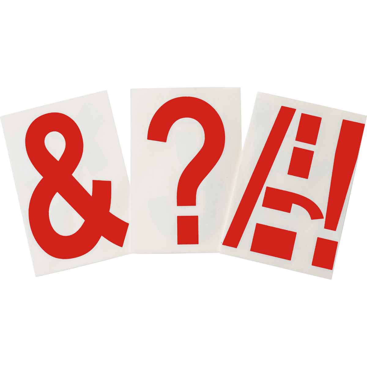 8" Poly N&L RD Asstd Punctuation 20/PK