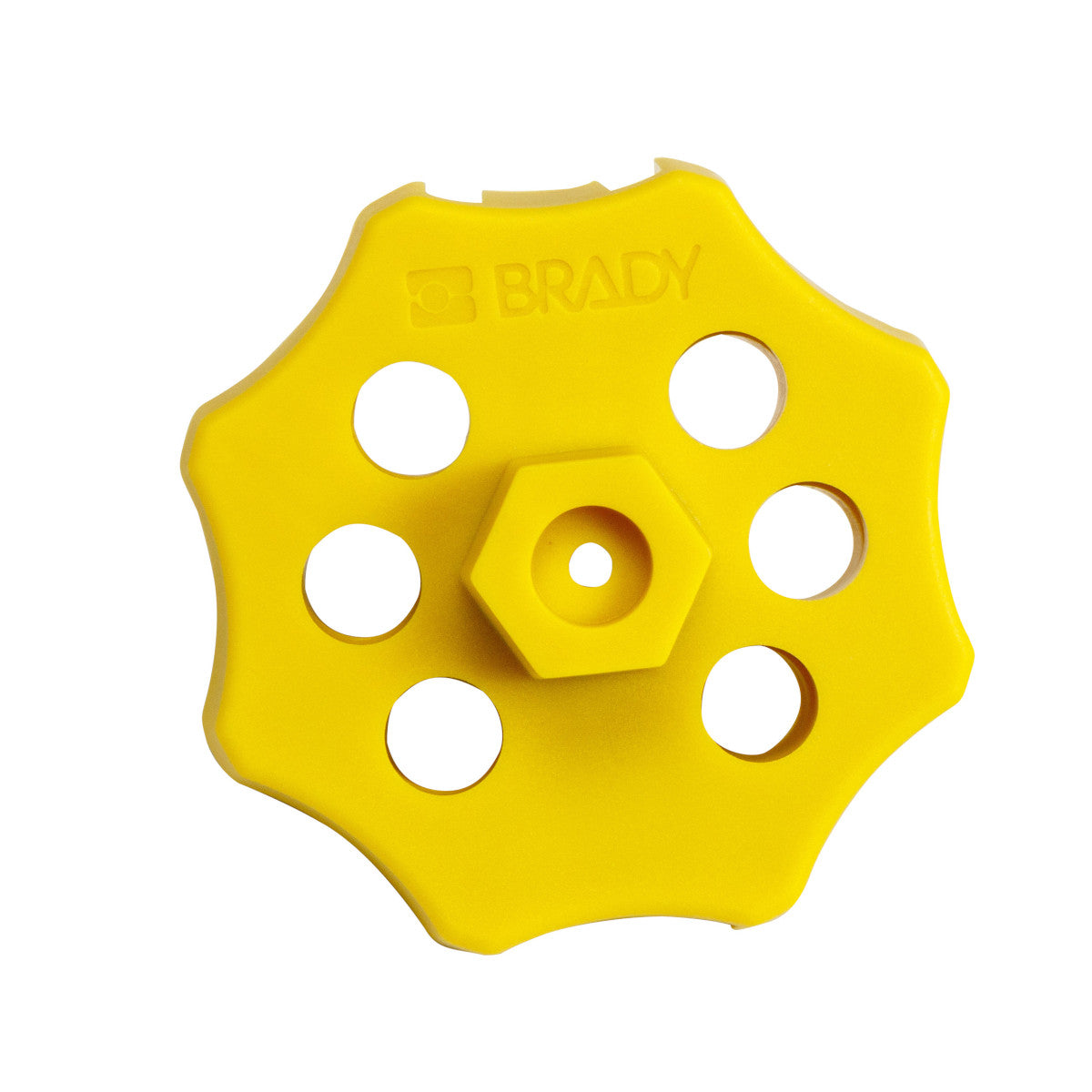 DBL HEX YELLOW SPIN LOCKOUT W/O CABLE