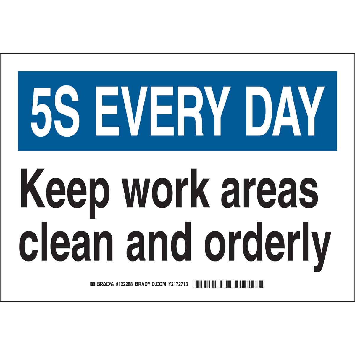 B401 10X14 BLUE/WT/BLK 5-S EVERY DAY