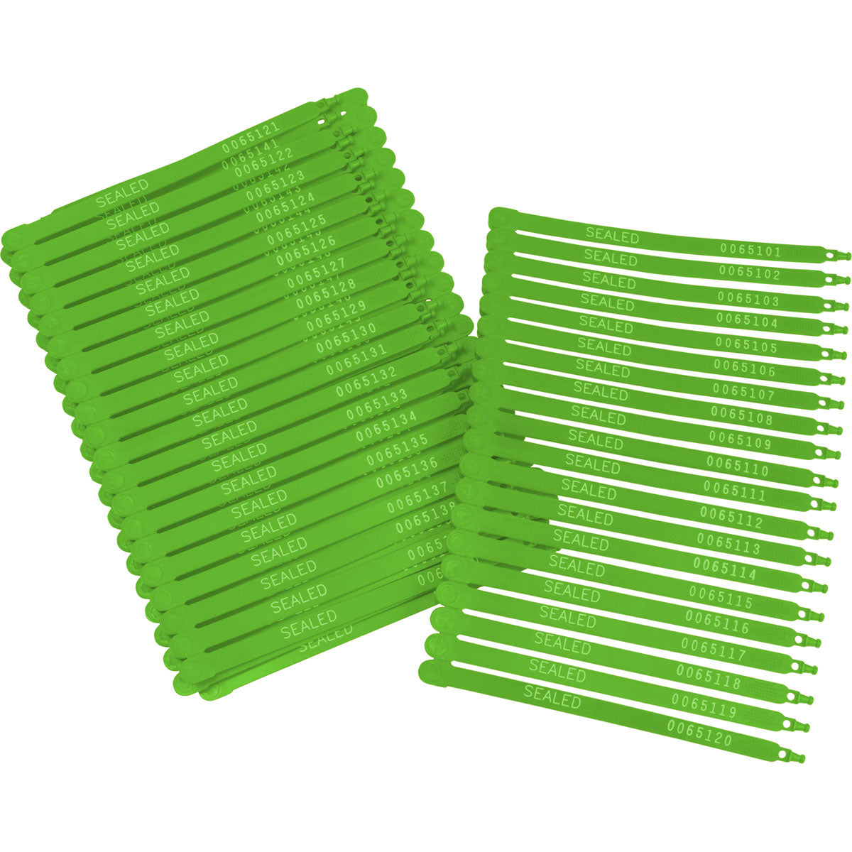 TRUCK SEALS 7.5" GREEN 100/PACK
