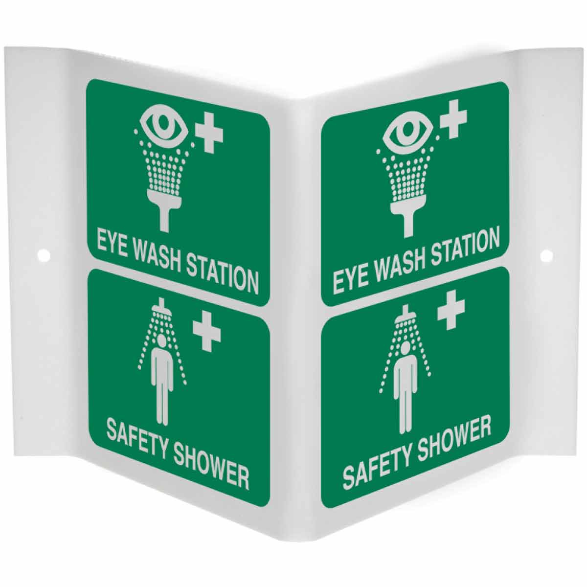 B450V 12.5 X 18 SAFETY SHOWER EYE WASH