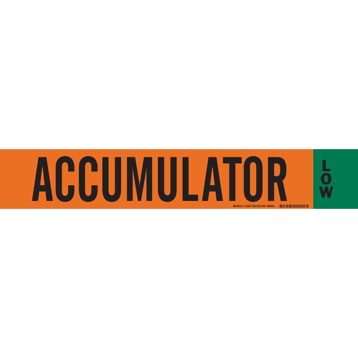 B946 BLK/GRN/ORG ACCUMULATOR