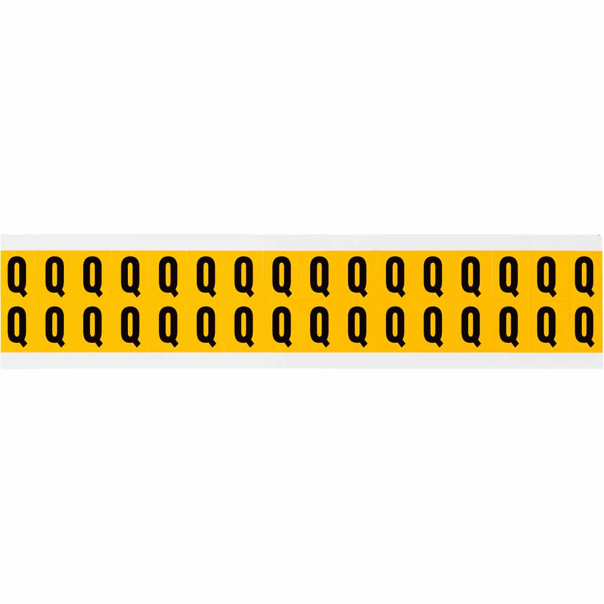 0.625 in Vinyl N&L BK on YL Q 32/PK