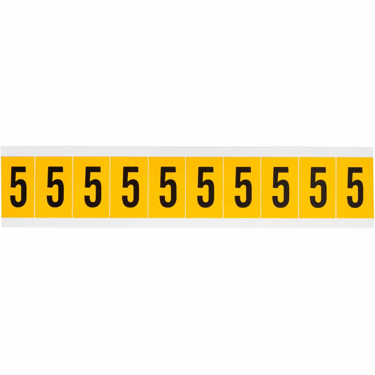 1 in Vinyl N&L Black on Yellow 5 10/PK