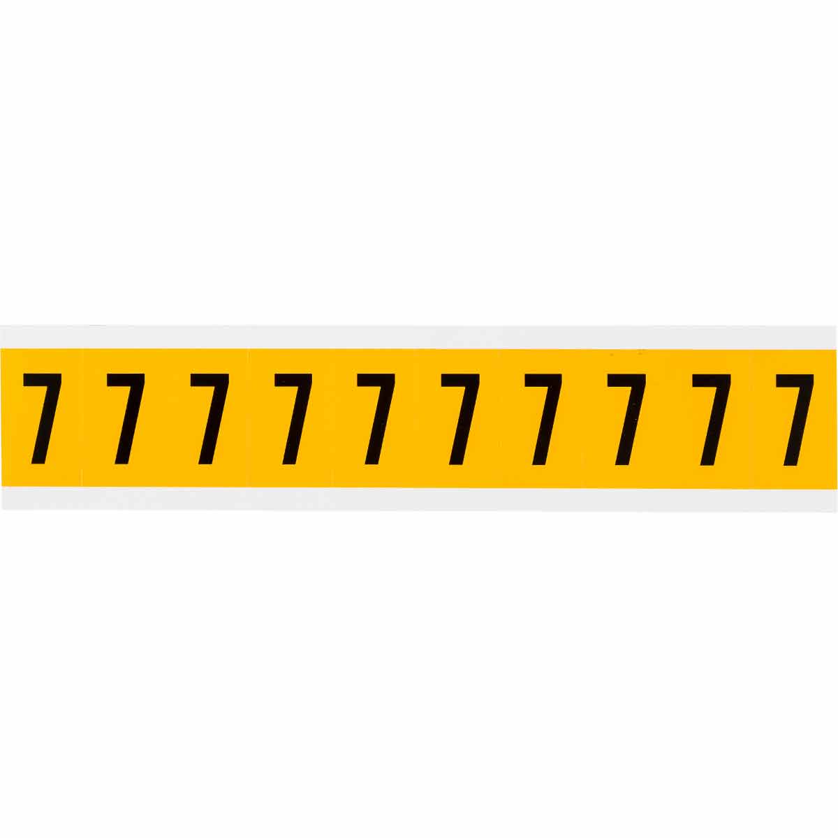 1 in Vinyl N&L Black on Yellow 7 10/PK