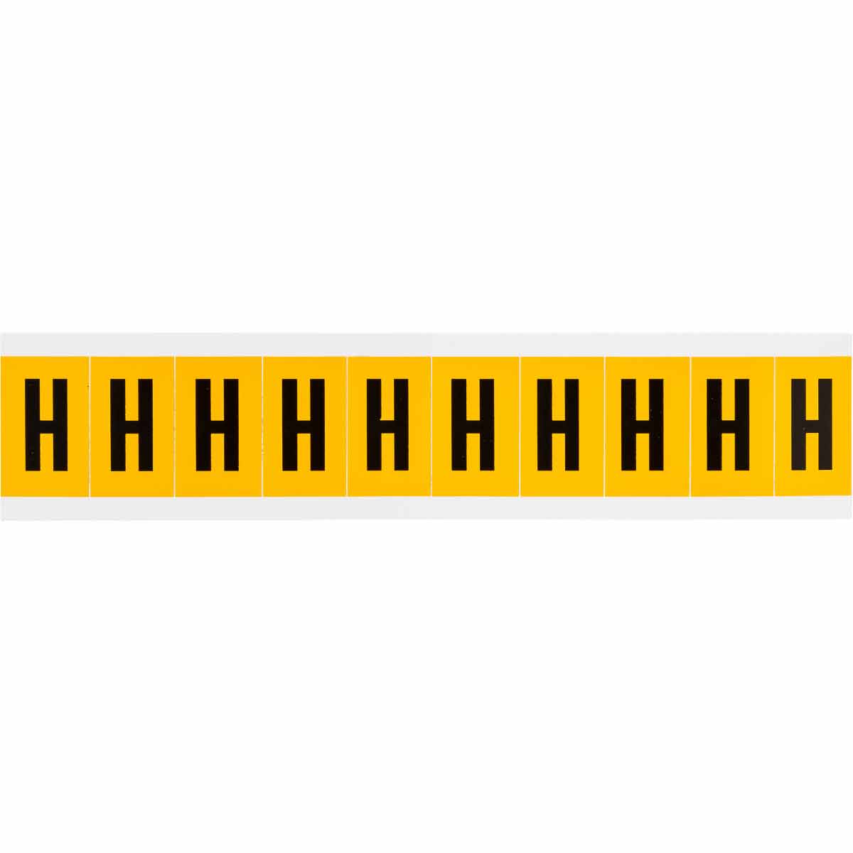 1 in Vinyl N&L Black on Yellow H 10/PK