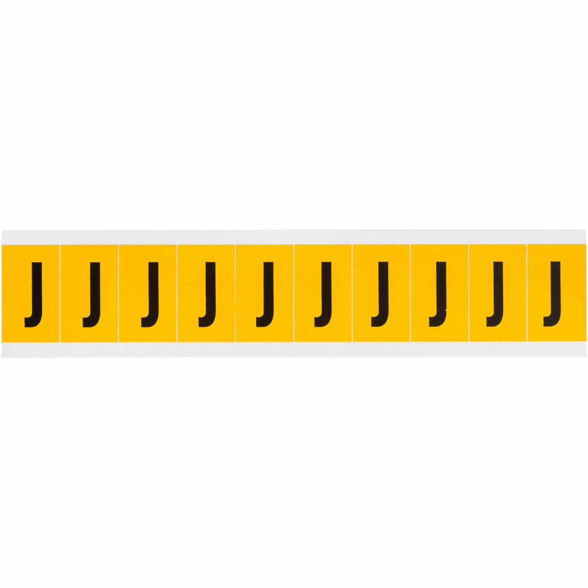 1 in Vinyl N&L Black on Yellow J 10/PK