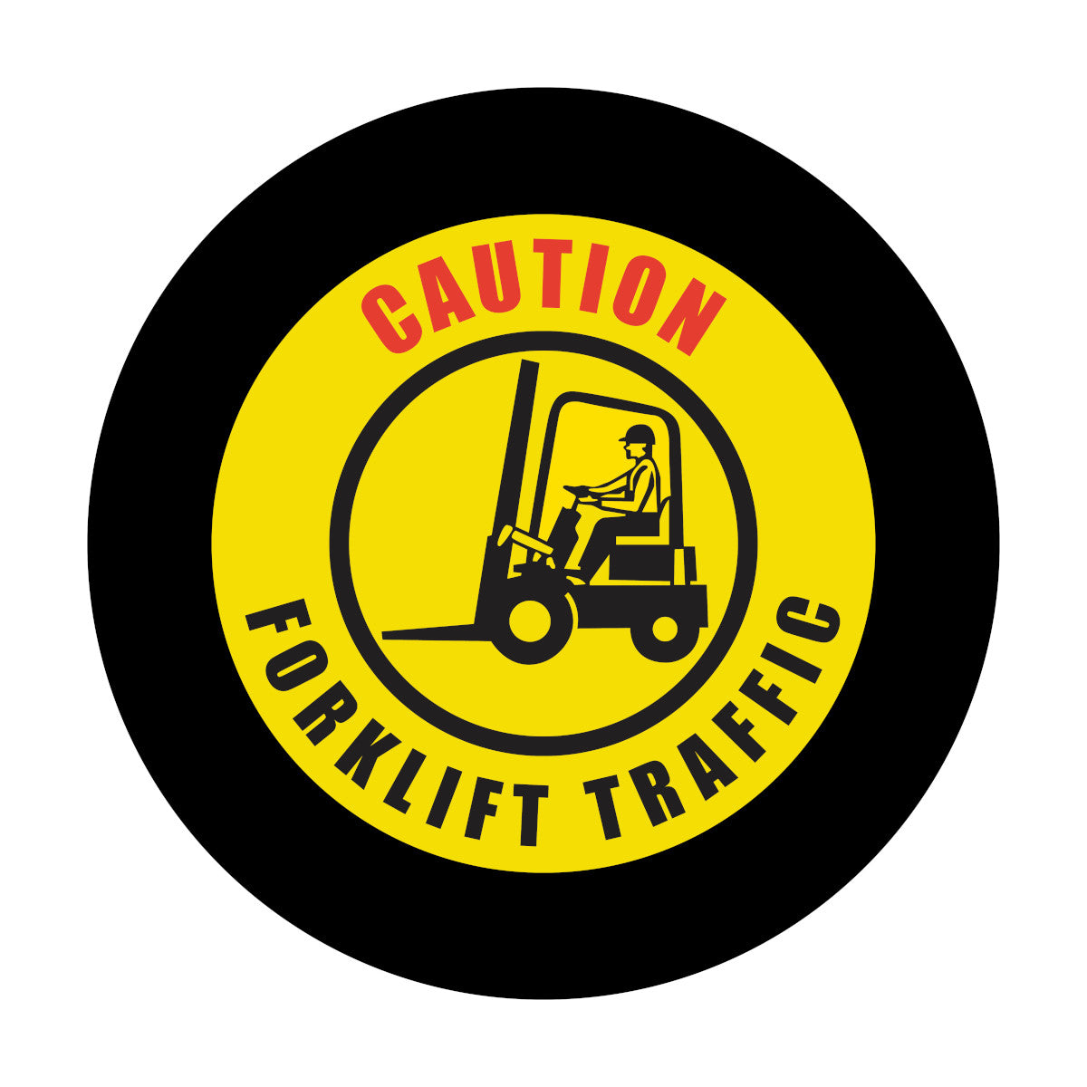 Lens Forklift Traffic Red Caution SizeE
