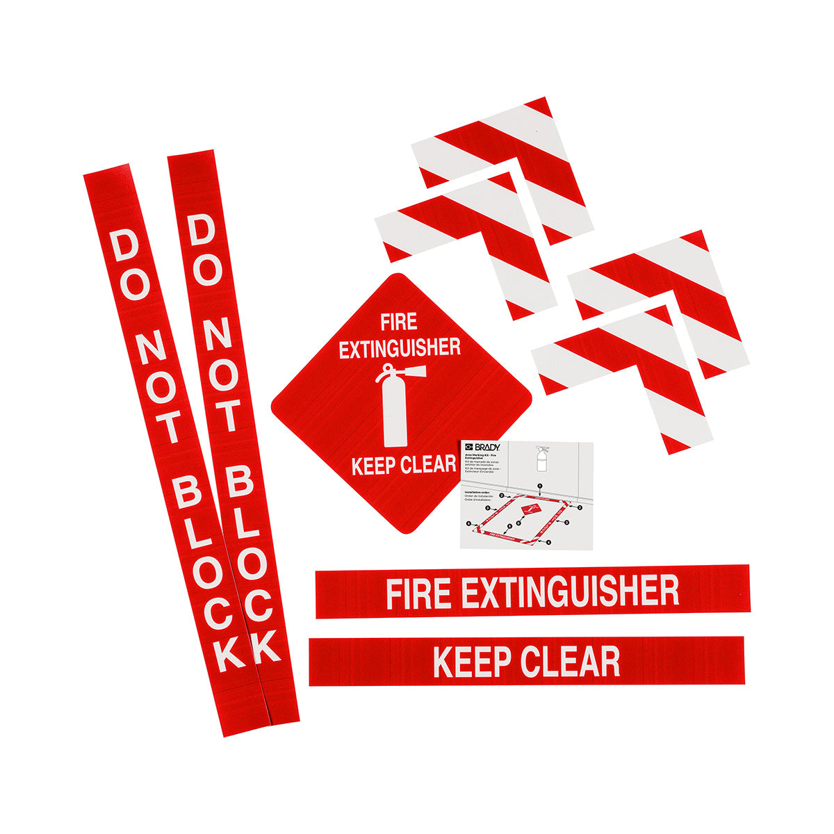 Fire Extinguisher Floor Marking Kit