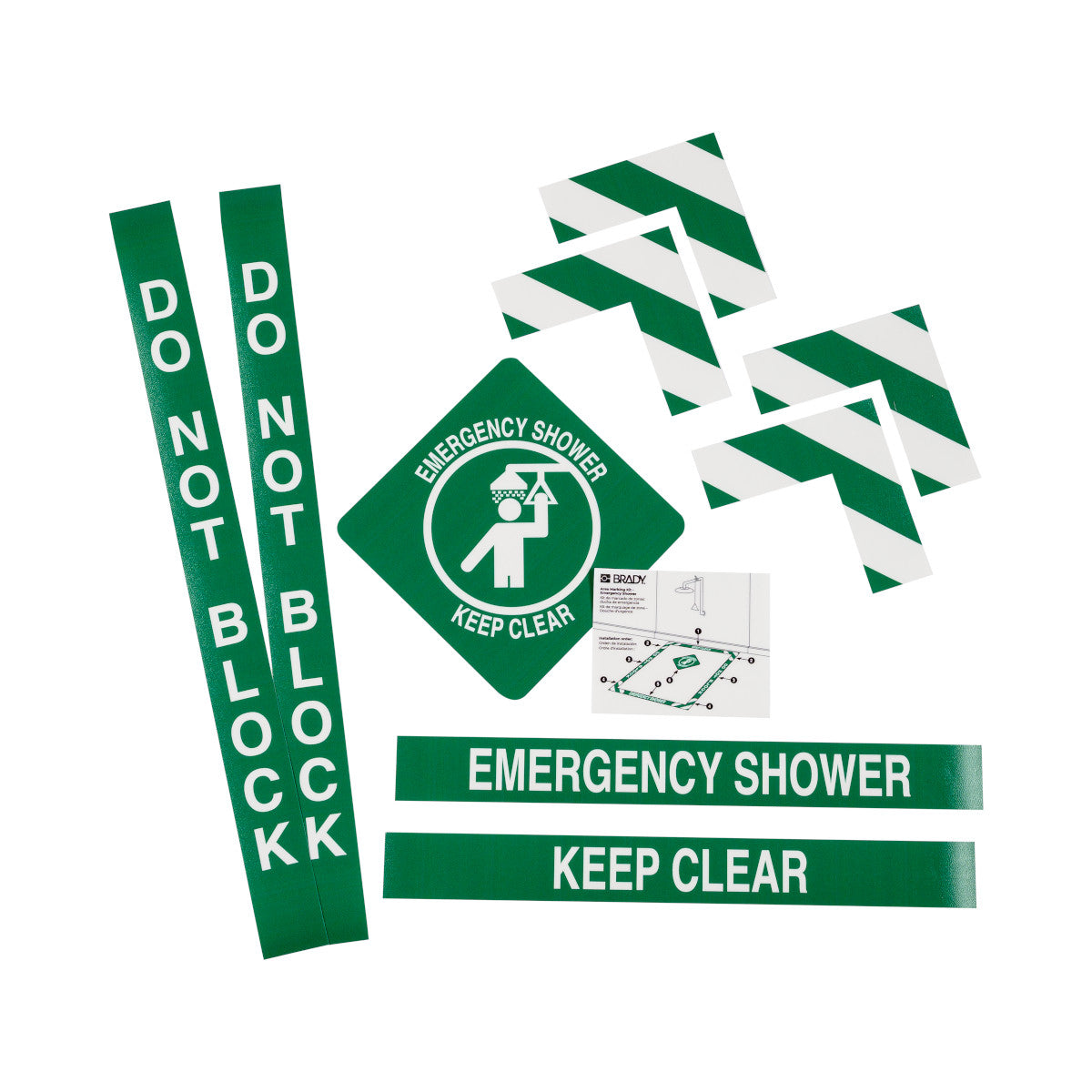 Safety Shower Floor Marking Kit