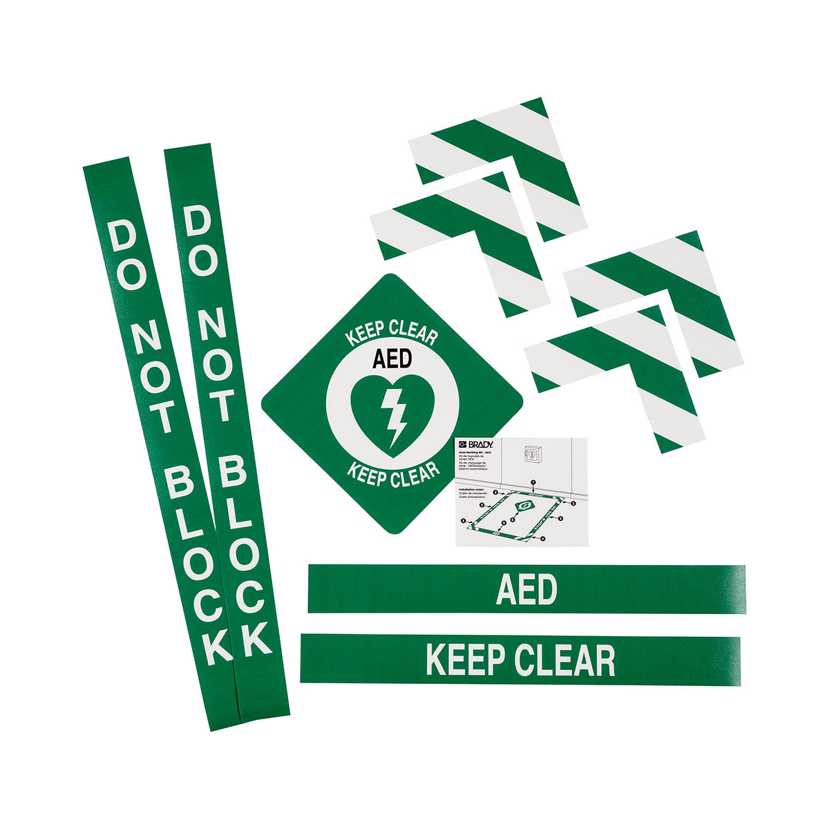 AED Floor Marking Kit