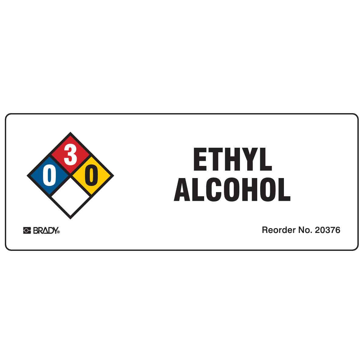 B-302 3.875X1.5 50/PK ETHYL ALCOHOL