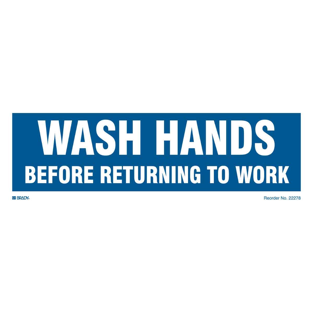 B-302 3.5X10 10/PK WASH HANDS BEOFRE