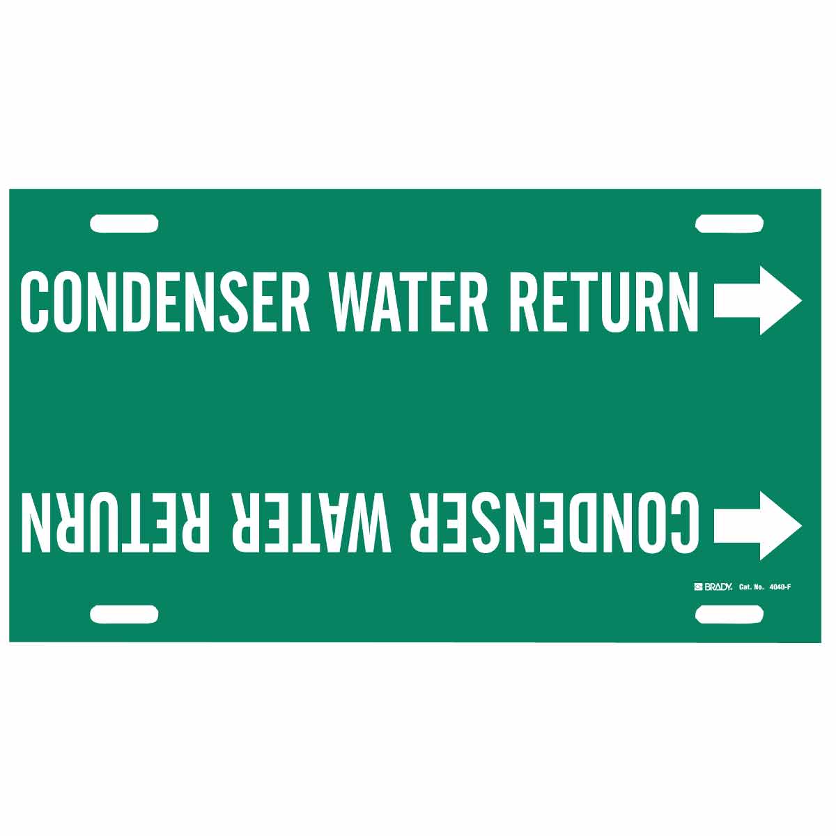 4040-F CONDENSER WATER RETURN/GRN/F