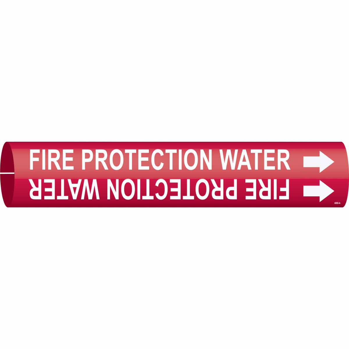 4060-A FIRE PROTECTION WATER WHT/RED