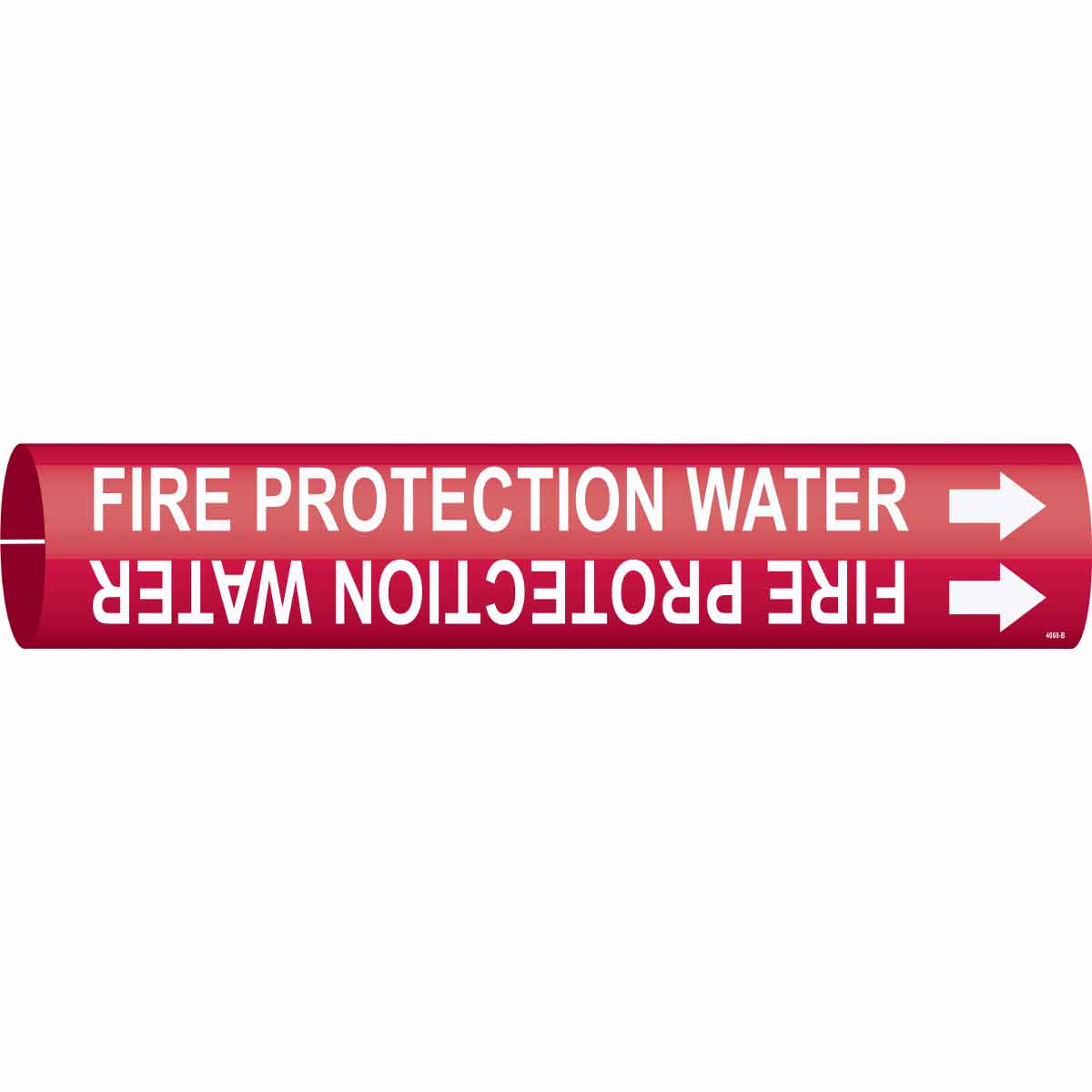 4060-B FIRE PROTECTION WATER WHT/RED