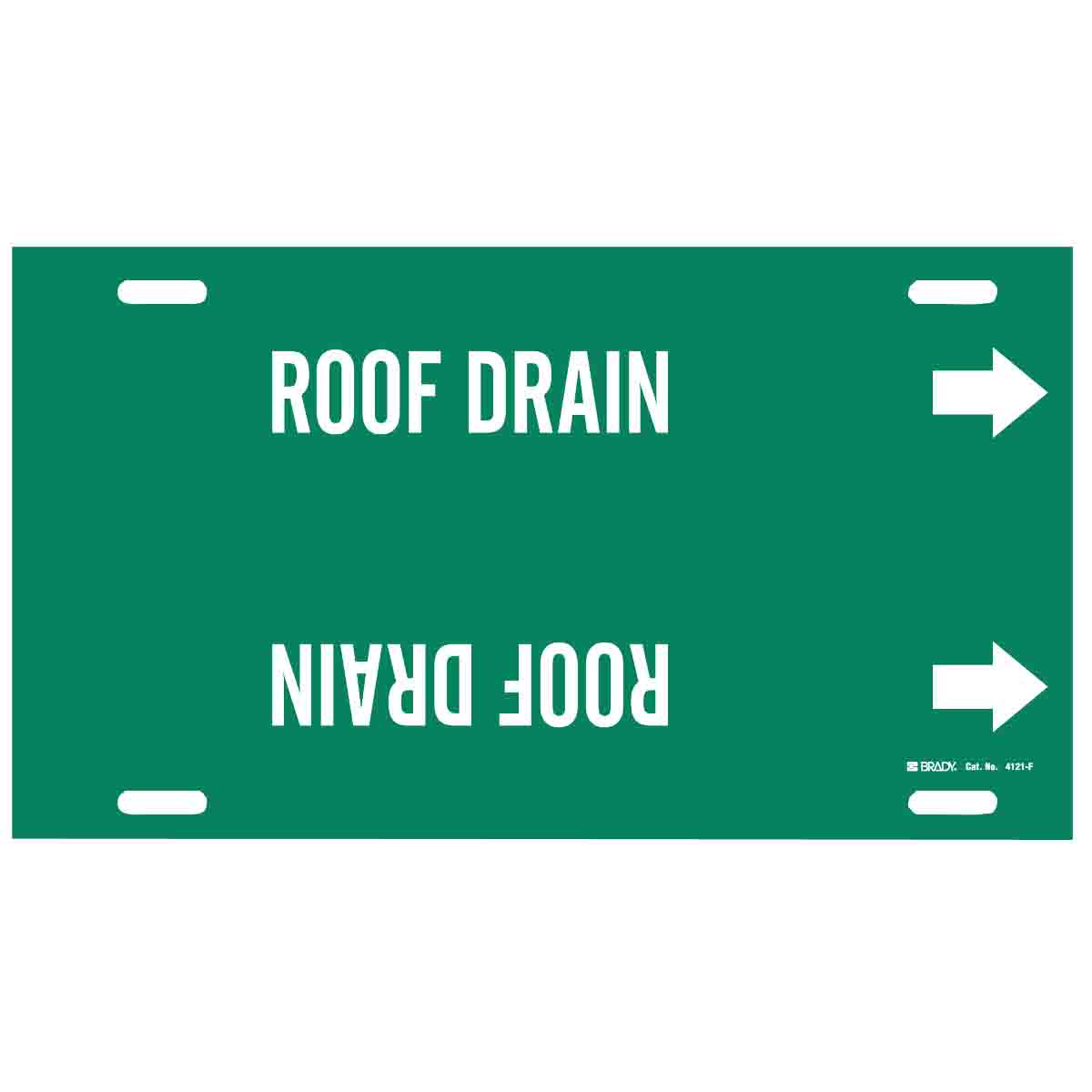 4121-F ROOF DRAIN/GRN/STY F