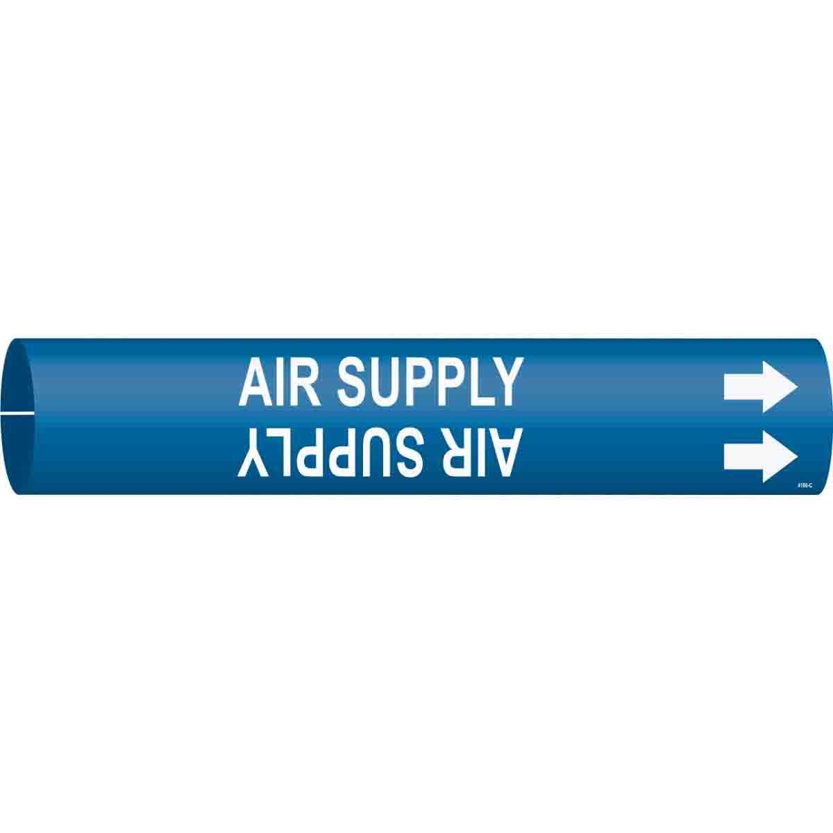 B915 PIPEMARKER SIZE C WHITE/BLUE