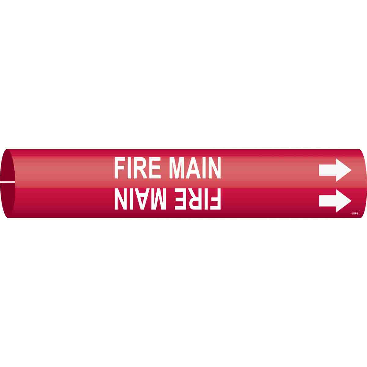 B915 PIPEMARKER SIZE B WHITE/RED