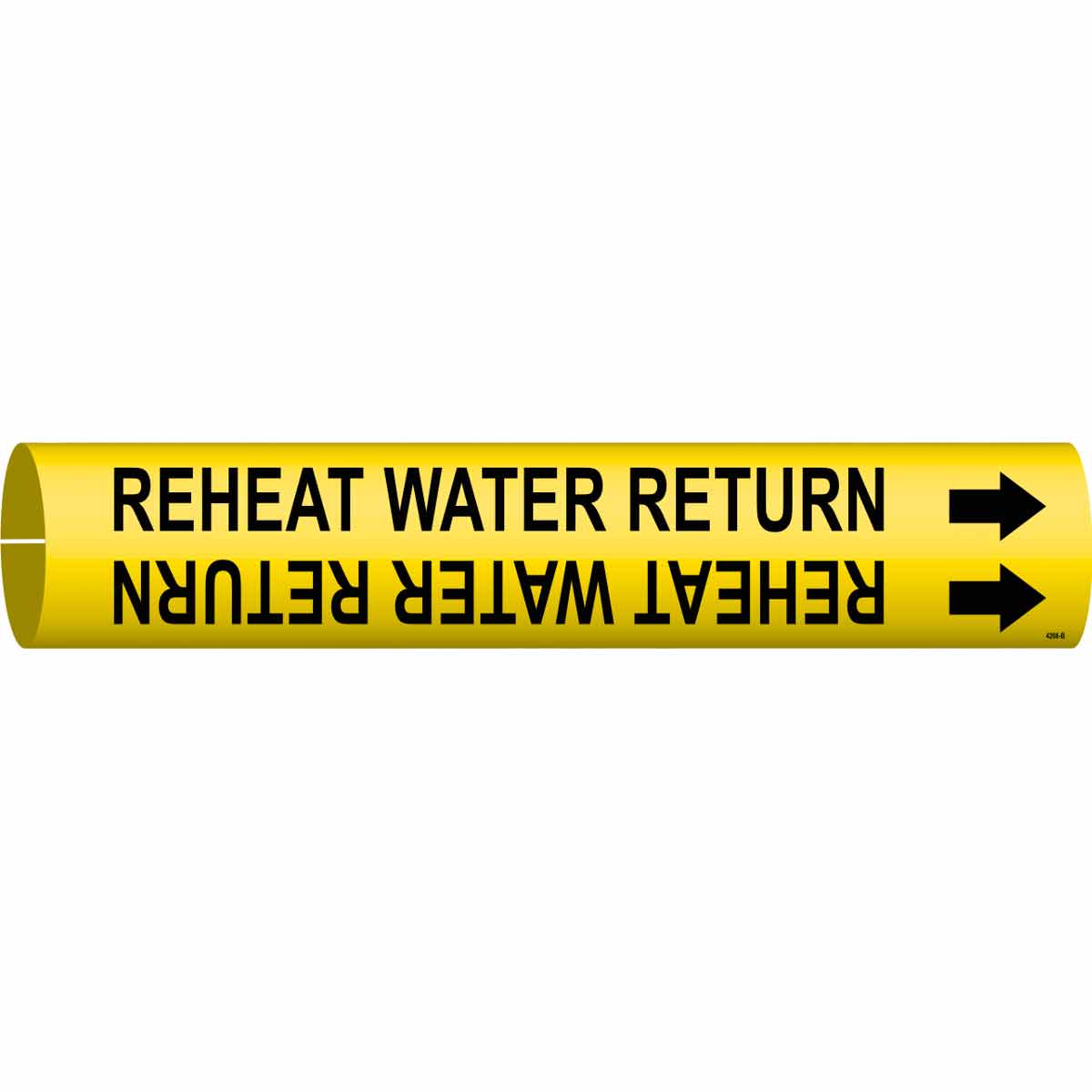 B915 STYLE B BLK/YEL REHEAT WATER RETURN