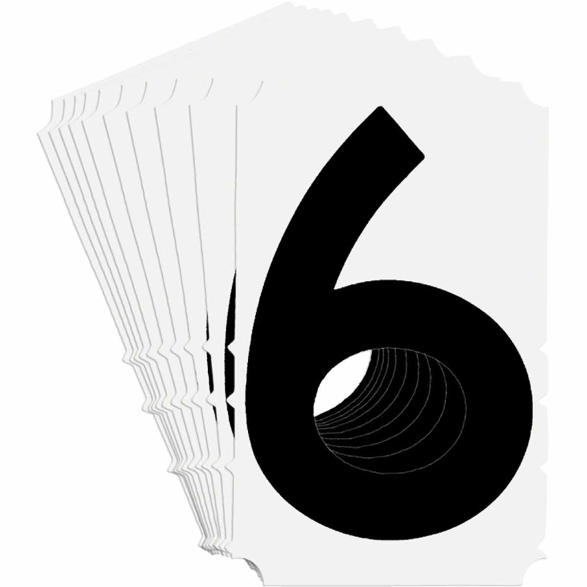 QA 5140 Series B302 4" Lbl, 6 BK 10PK