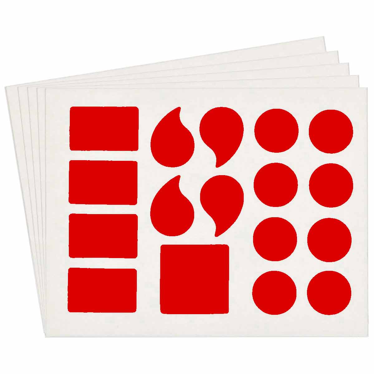 QA 5160 Series B302 4" Lbl ASSTD RD 10PK