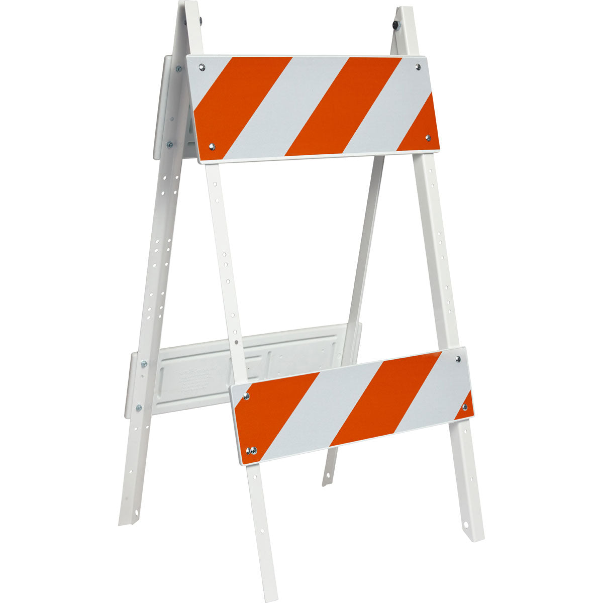 DBL SIDE METAL TYPE2, BARRICADE,OR/WT