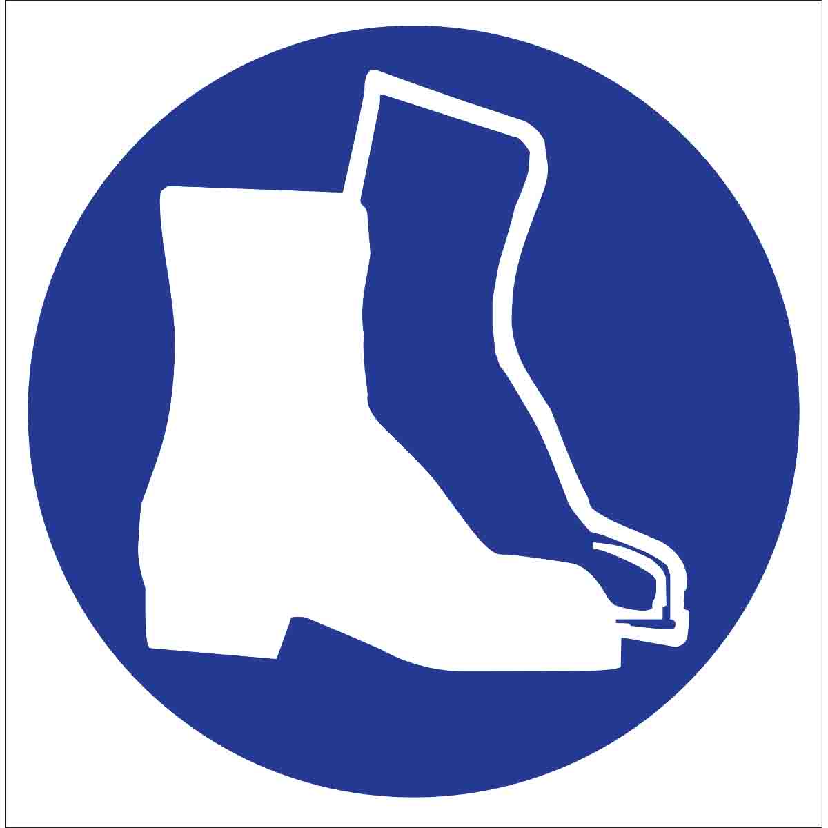 B946 1.5X1.5 WHT/BLUE 9/CD BOOTS PICTO