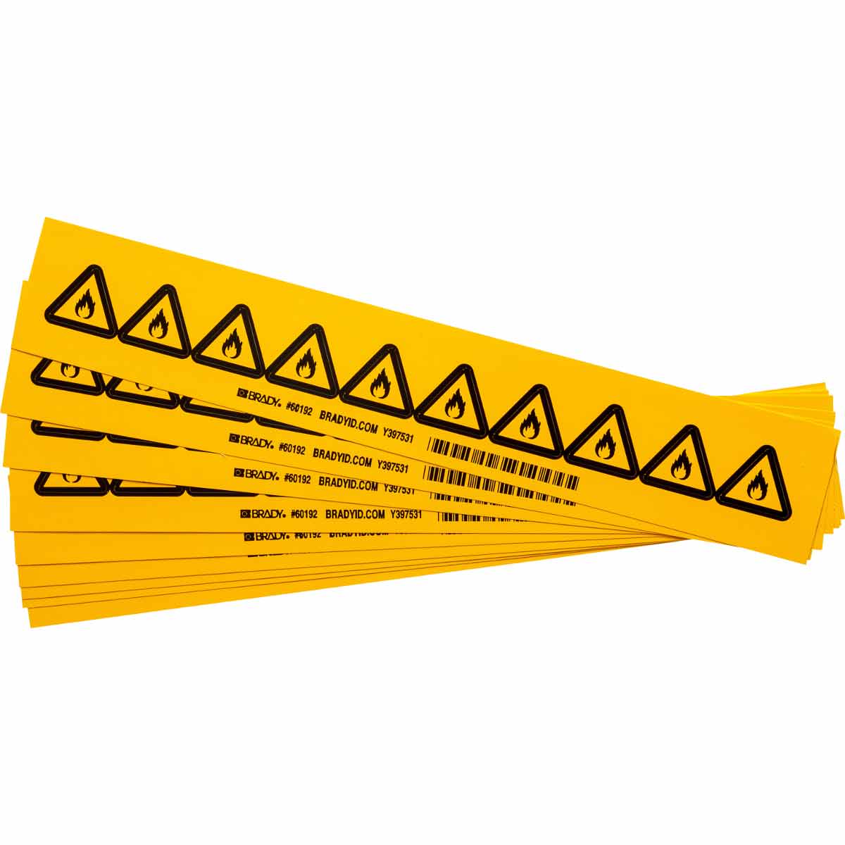 WARNING FLAMMABLE LABEL 1x 1