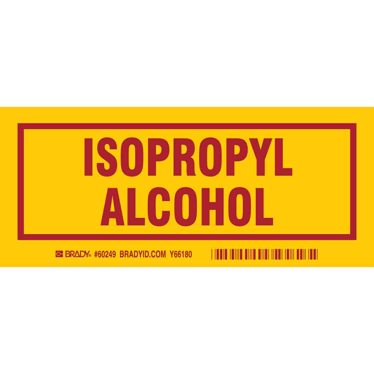 B302, 7.0X3.0", RED/YEL, IPA,25/PKG