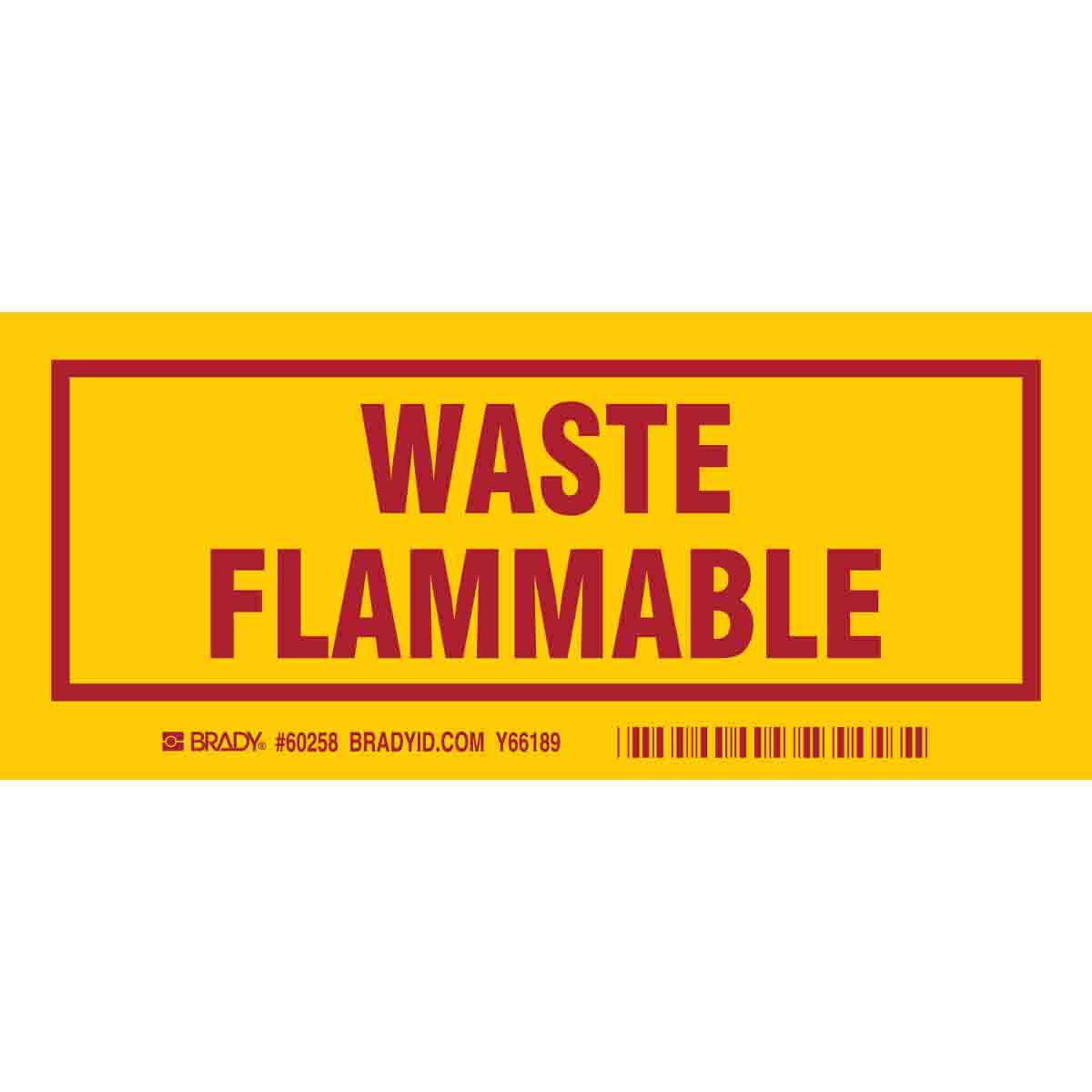 B302, 7.0X3.0", RED/YEL, FLAM,25PCS/PKG