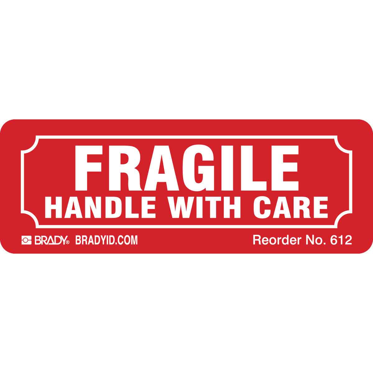 B-235 1.125X3.125 500/PK FRAGILE