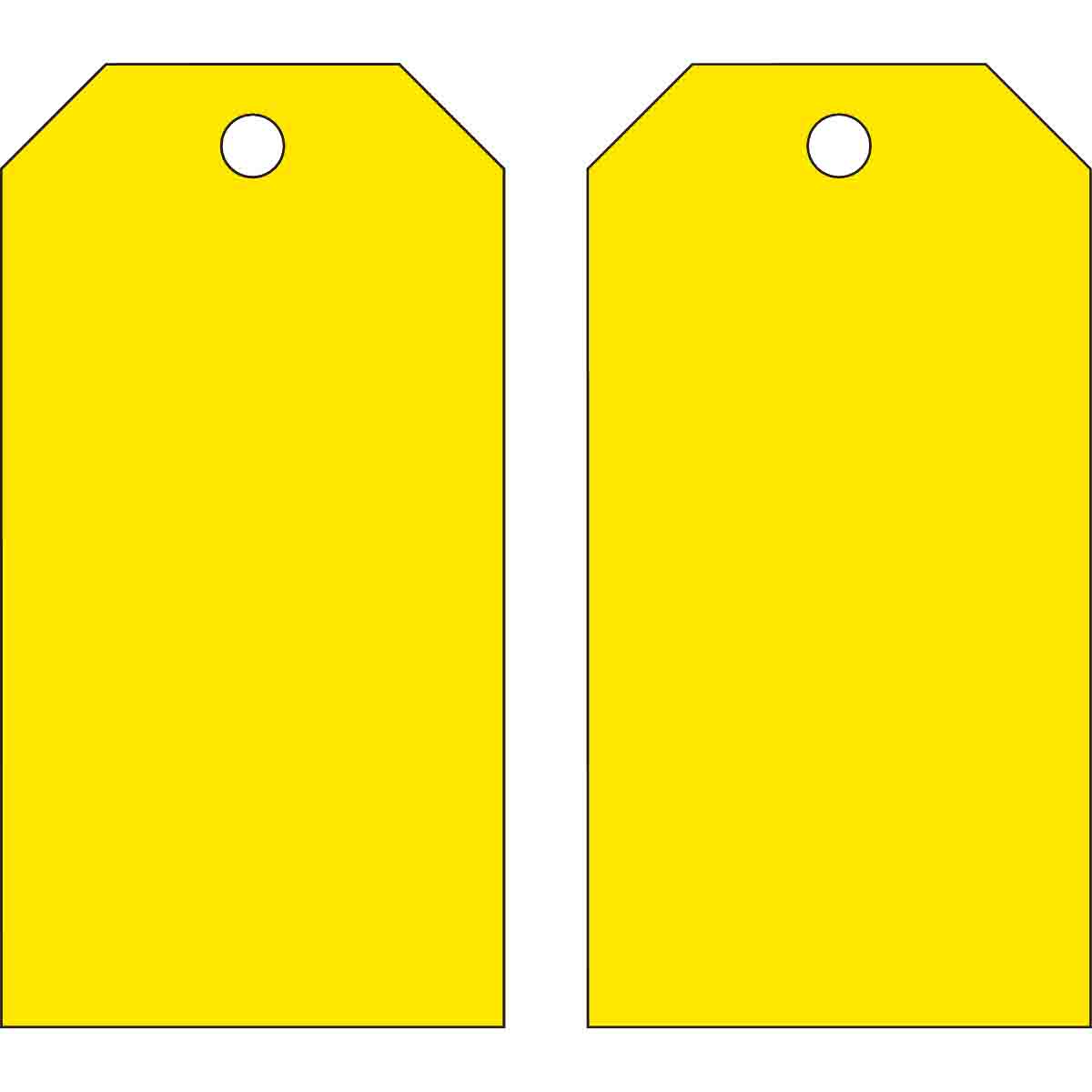 Self Lam Tags 5.75in H x 3in W YL25/PK