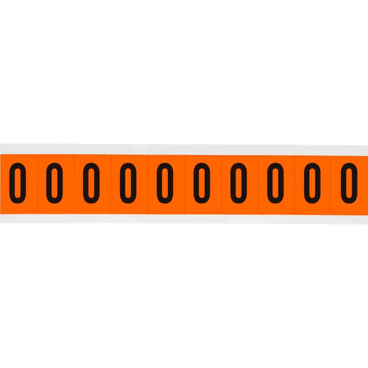 1 in Vinyl N&L Black on Orange 0 10/PK