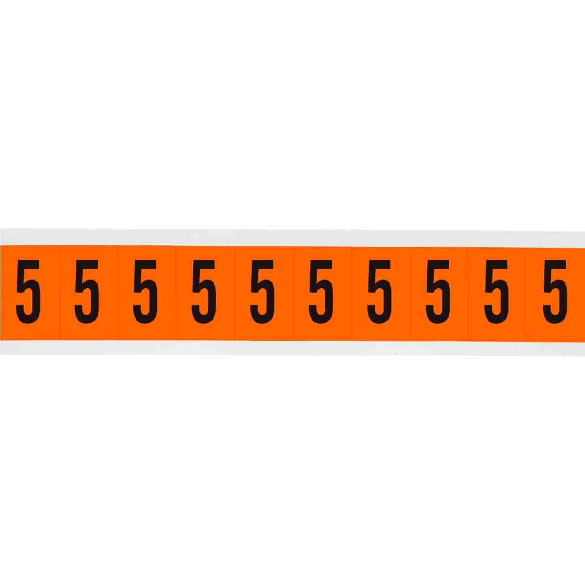 1 in Vinyl N&L Black on Orange 5 10/PK