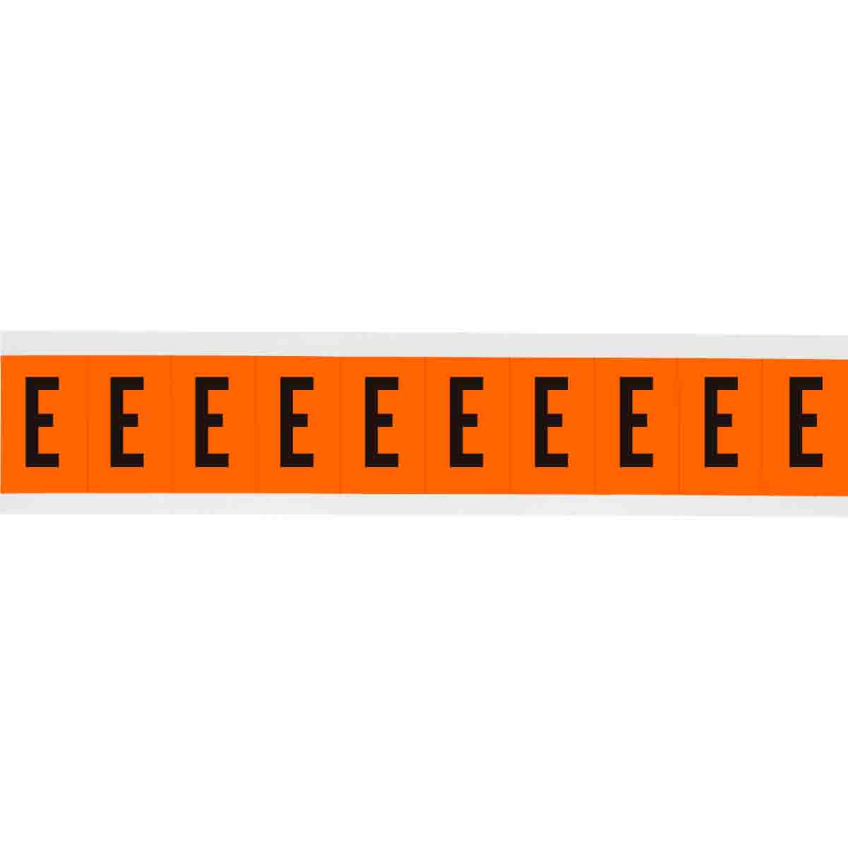 1 in Vinyl N&L Black on Orange E 10/PK