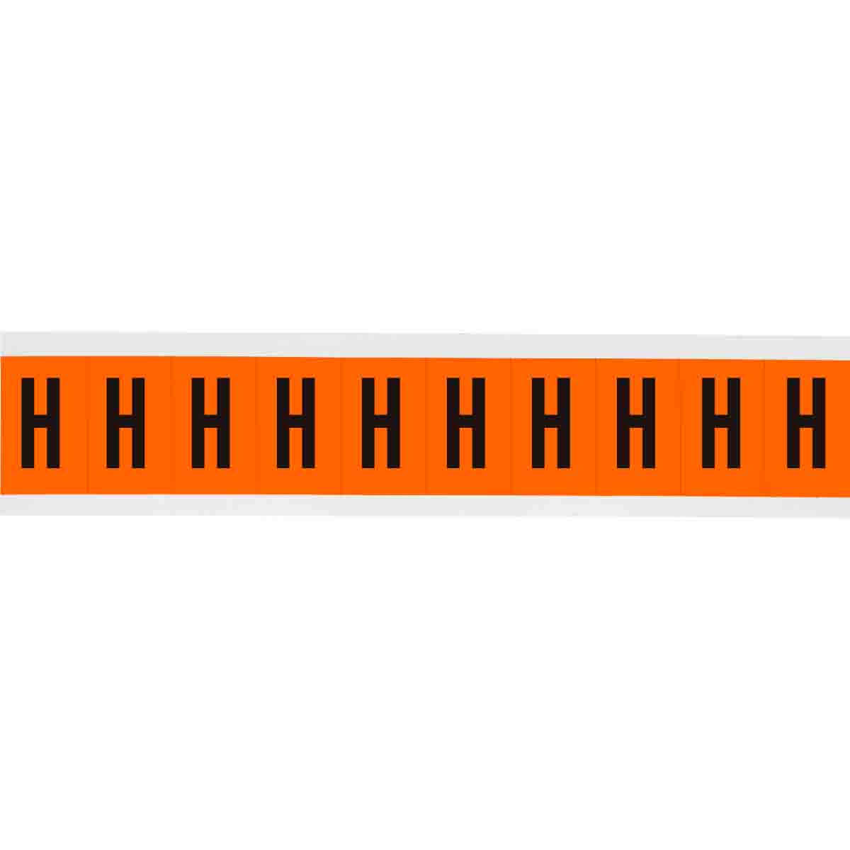 1 in Vinyl N&L Black on Orange H 10/PK