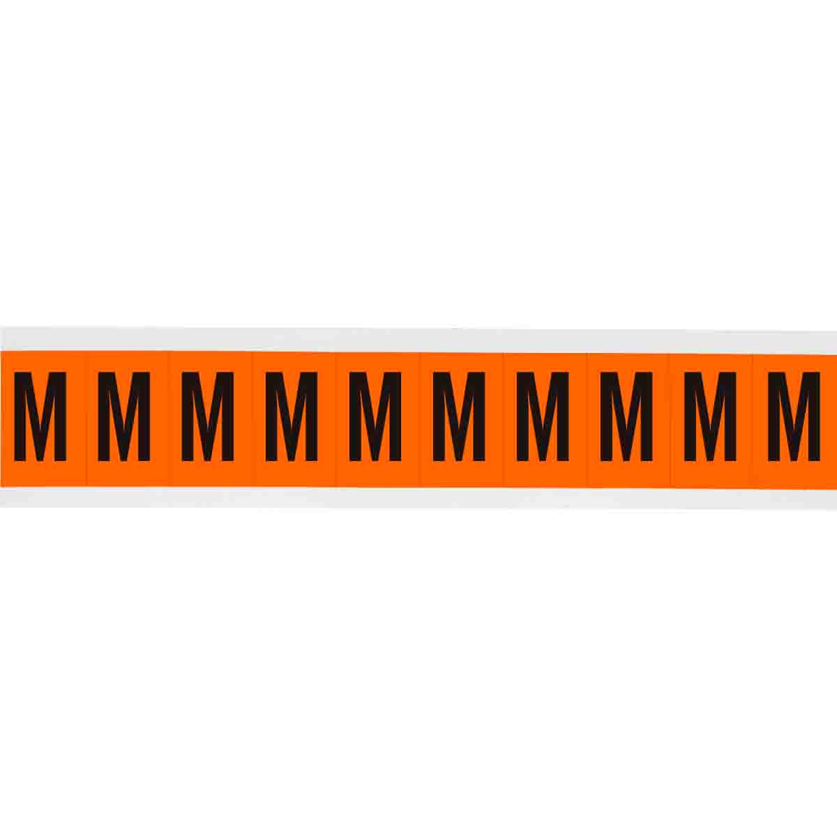 1 in Vinyl N&L Black on Orange M 10/PK
