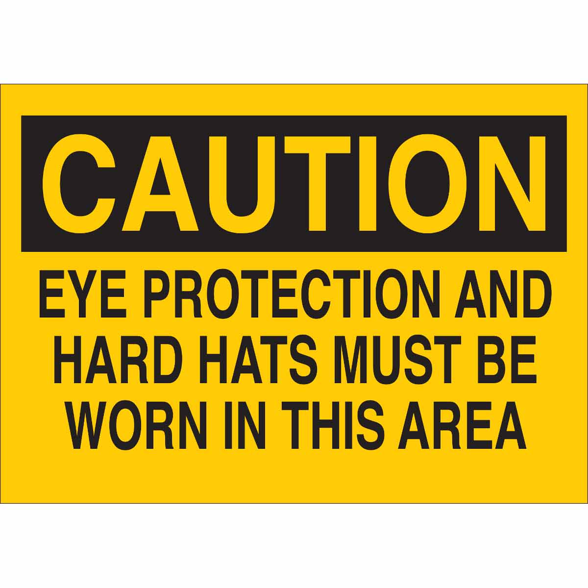 B401, 10H X14W, BLK/YEL,EYE PROTECT,HATS