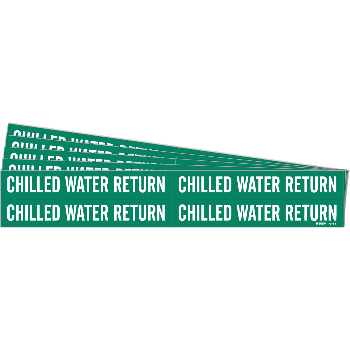 Chilled Wtr Ret Pipe Mrk 4 WT/GN PK