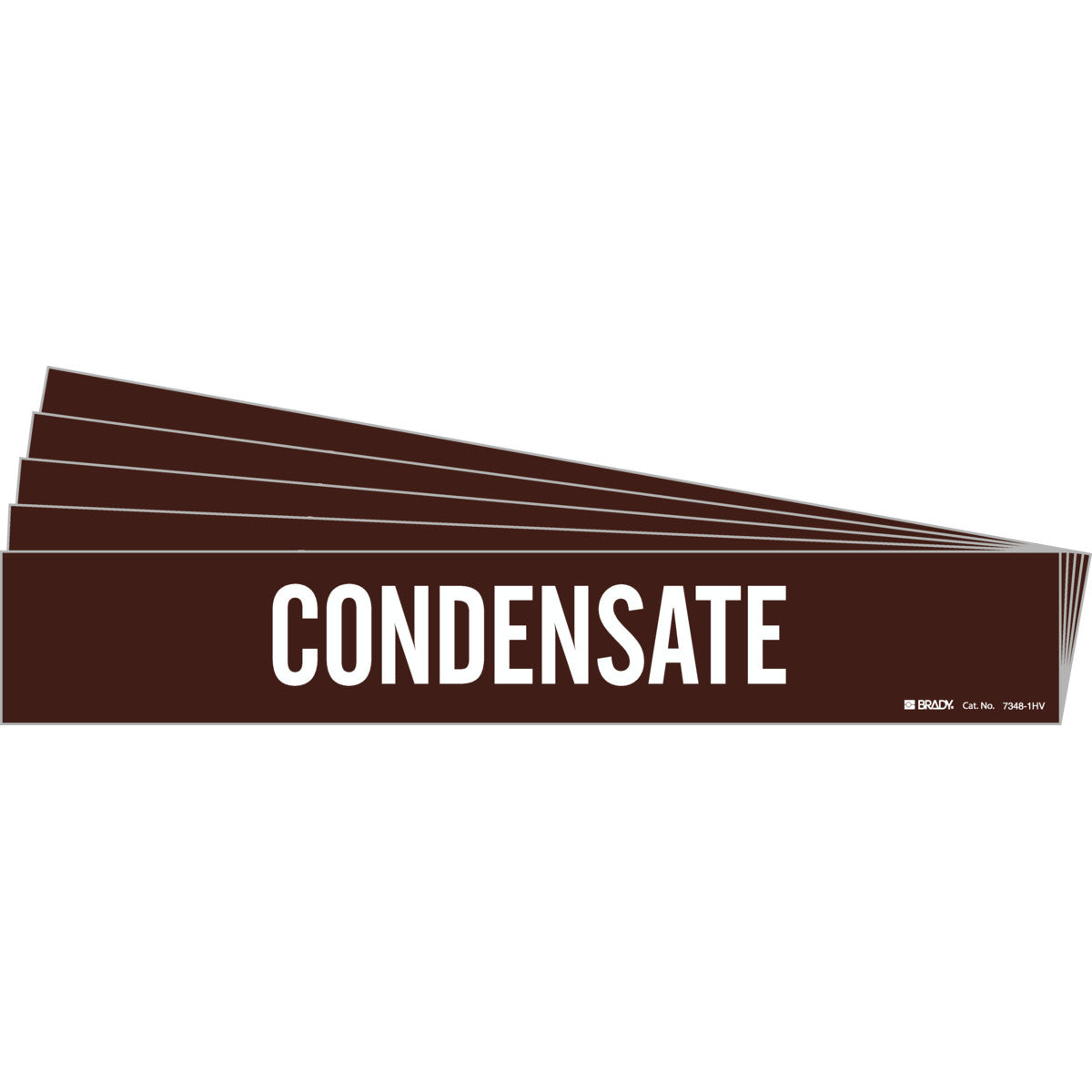 Condensate Pipe Marker 1HV WT on BN PK
